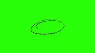 Hand Drawn Scribbles Animation on Green Screen Background | Scribbles Stock Footage | 4K