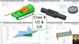 Creo Parametric 8.0 - User Interface and User Experience Enhancements (Video 2)