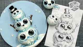 Chris Ryniak monster snowman cake!