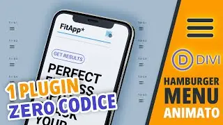 Tutorial DIVI - Hamburger Menu Animato per Divi - Plugin Gratuito