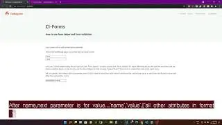 CodeIgniter 4 forms helper and form validation