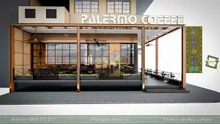 demo hộp đ&egrave;n led full color 1903 cho qu&aacute;n coffee