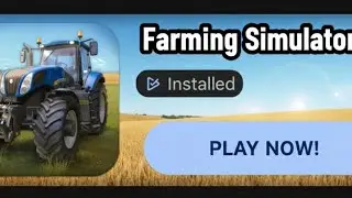 Offline Farming Simulator 16 Gameplay | Realistic Tractor & Farming Experience