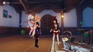Genshin Impact:Speaking With Amber in Furball Fortress
