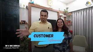 1BHK Flat Interior Design in Lodha Crown Majiwada | Real Client Review | Small Flat Ideas