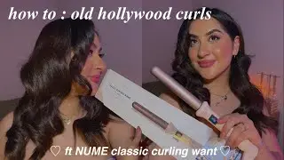 HOW TO DO HOLLYWOOD CURLS ♡ ft. NUME classic curling wand *long lasting, quick & easy, how to curl*