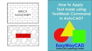 How to use Textmask & Textunmask Commands in AutoCAD Drawing?