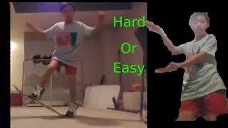 Teaching you how to ollie with a carpet board
