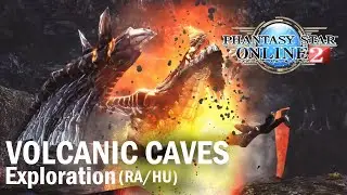 PSO2 (NA) Xbox One &ndash; Volcanic Caves Exploration &ndash; Super Hard (Lv63) &ndash; RA/HU