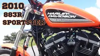 Harley Davidson 2010 Sportster 883R walkround & Ride