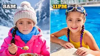 حققنا حلم نايا | أخدناها عالمسبح بالبرد والشتاء😱  