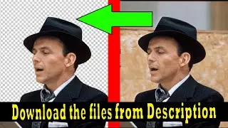 Use pen tool to cut out images | Frank Sinatra
