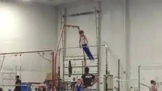2018 Tristan Tebbets on Horizontal Bar at West Coast Team