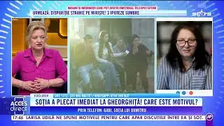 Motivul pentru care soția lui Dumitru a plecat imediat după moartea lui la Gheorghiță