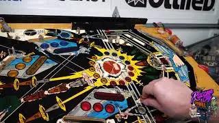 Data East Laser War: Playfield is cleaned and buffed. Streamed from Raccoon City Pinball.