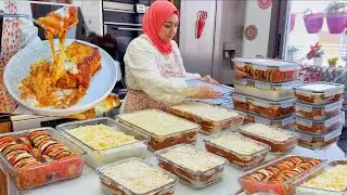 ريحة رمضان من دابا تبان في المجمد 4 انواع غراتان عشاء غداء سهل سريع لازانيا معكرونة بالبشاميل فاهيتا