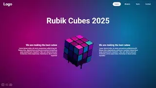 Animated Responsive Neon Gradient Landing Page | HTML & CSS Tutorial