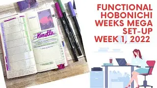 FUNCTIONAL Hobonichi Weeks Mega EDC | Minimalist | Week 1, 2022