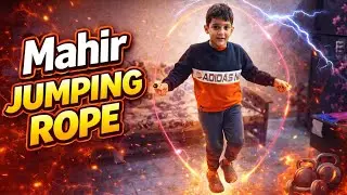 Mahir's New Skill 😃! Have you learned to jump rope? 😍
