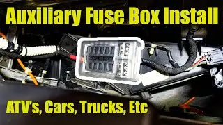 Auxiliary Fuse Box Install on Ford Freestyle