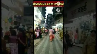 dombivli east market 🛍️ #shortsfeed #shorts #dombivli