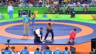 Mongolian Coaches Stripped Down To Their Underwear As Protest in #RioOlympics