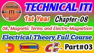 Iti Electrician Theory Chapter 8 | Magnetic Terms and Electro-Magnetism | Part#03