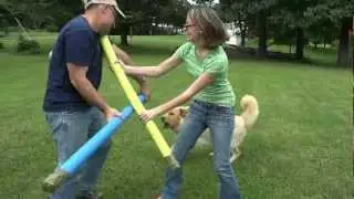 Fun with Scott, Cambria and the dog