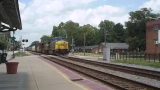 CSX Freight Train Passing Through Wilson, NC