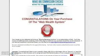 Web Wealth System  - Take A Look!