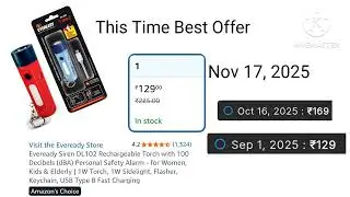 amazon best 🤝 offer 17.11.2025 🎁 everyday torch light