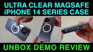 iPhone 14 Series Simtect MagSafe Ultra Clear Case Unbox Demo Review