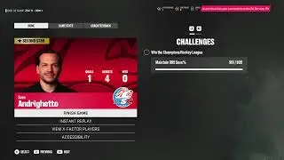 NHL 26 Be a pro career Goalkeeper. NHL26  Карьера Беларуского Вратаря