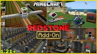 Redstone addon for MinecraftPE by Pixelbiester  #minecraft #minecraftpe