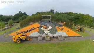 Ozzy Osbourne Honored With Mural Made From Hundreds of Pumpkins