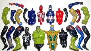 AVENGERS TOYS MARVEL'S, SPIDERMAN VS HULK VS CAPTAIN AMERICA VS VENOM VS THANOS