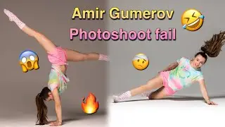 AMIR GUMEROV Painful Fail photoshoot backstage