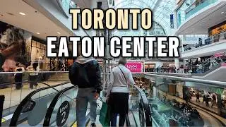 🇨🇦 Toronto Eaton Centre Shopping Mall 4K | Busy Downtown (Feb 2026)