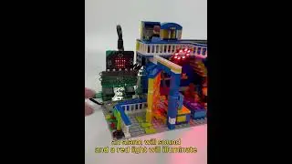 A smart home model that includes multiple lighting control modes!😼