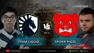 🔴Team Liquid vs Spider Pigzs | The International 10: Western Europe Qualifier [RU]