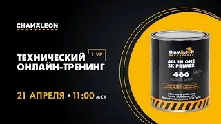 Онлайн-тренинг по двухкомпонентному многофункциональному грунту Chamaeleon 466