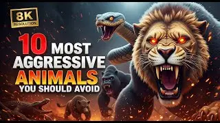 10 Most Aggressive Animals You Should Avoid | Dangerous Animals in the World