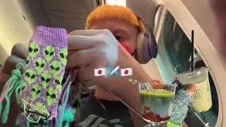 off to Japan! sock knitting, upcycle dying + wee Japan vlog 