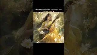 The Goddess of Knowledge, Harmony & Grace | Maa Saraswati 🪷 #saraswatipuja #status #puja #jaimatadi