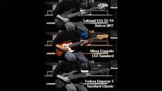 Fodera Emperor5 Standard Classic, Alleva Coppolo LG5 Standard, Lakland 55-94 Deluxe Comparison Demo