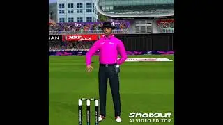 Real cricket 20 new update 💀 out hai kya 🤔😱#video #cricket #shorts #out