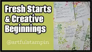 Stamping Sunday Blog Hop | Fresh Starts and New Beginnings | Decorating Journalling Pages