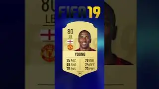 🔥How did Ashley Young change🔥? The evolution of fifa 10-25 cards #shorts  #fifa #eafc #fut