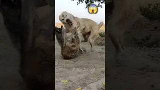 Alabai's not playing around☠️... #alabai #bigdogs #animals #dogshorts #tiger #lion