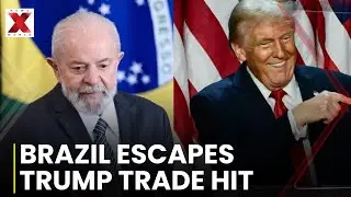 Brazil Says 45% Exports Escaped Trump Tariffs | Brazil-US Relations | NewsX World